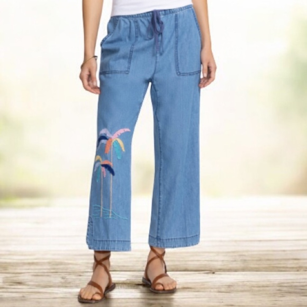 Johnny Was Sarabi pull in Jean pant
